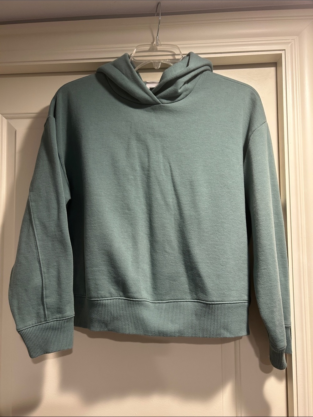 a new day Women's Hooded Pullover Sweatshirt in Sage Green